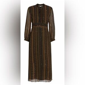 Veronica Beard Borrelli Sequin Beaded Midi Dress XS retail $900